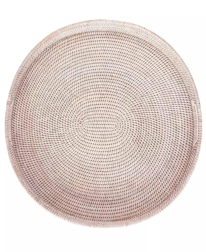 商品Artifacts Trading Company|Oval Ottoman Tray with Cutout Handles,价格¥933,第3张图片详细描述