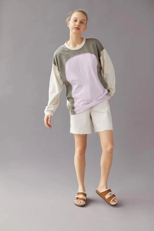 商品BDG|BDG Colby Seamed Long Sleeve Tee,价格¥153,第2张图片详细描述