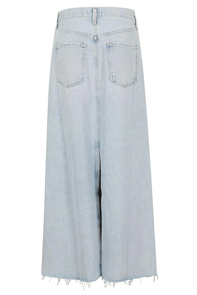 商品AGOLDE|AGOLDE Mid-Rise Frayed Edge Denim Skirt,价格¥1326,第2张图片详细描述