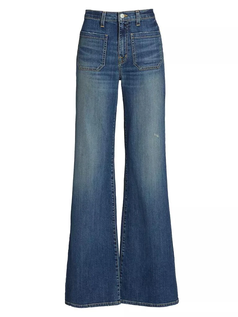 商品Nili Lotan|Florence High-Rise Boot-Cut Jeans,价格¥2909,第1张图片