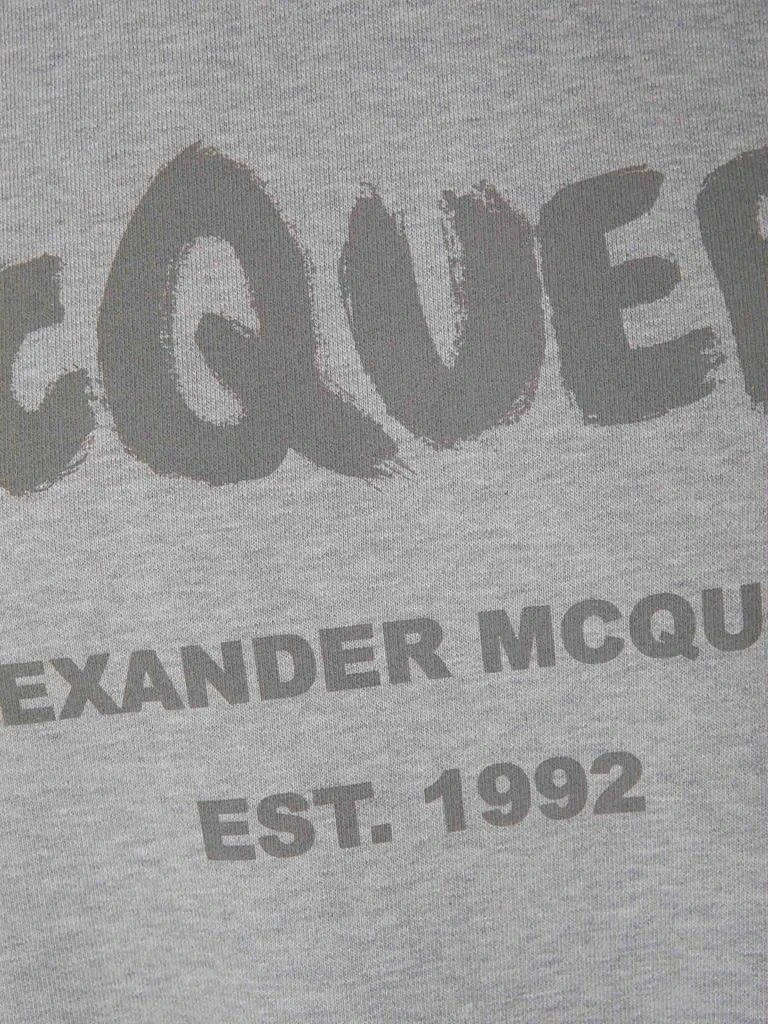 商品Alexander McQueen|Alexander McQueen Logo Printed Crewneck Sweatshirt,价格¥3852,第3张图片详细描述