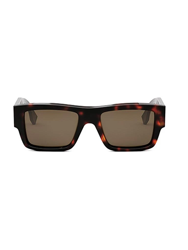 商品Fendi|Fendi Eyewear Rectangular Frame Sunglasses,价格¥2414,第1张图片