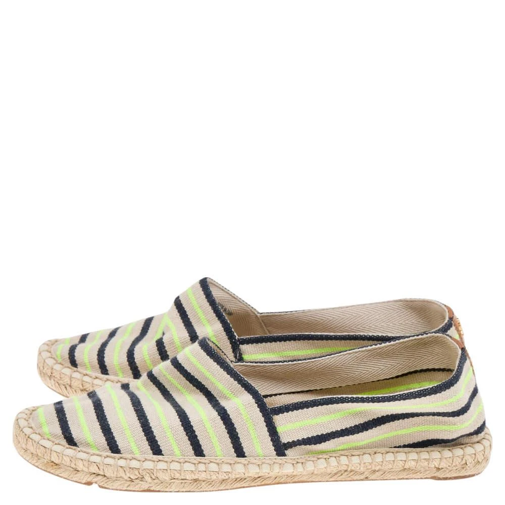 商品[二手商品] Tory Burch|Tory Burch Multicolor Striped Canvas Espadrille Flats Size 40,价格¥809,第4张图片详细描述