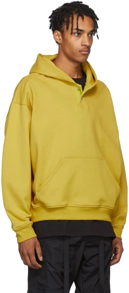 商品Fear of god|Yellow Everyday Henley Hoodie,价格¥3556,第2张图片详细描述