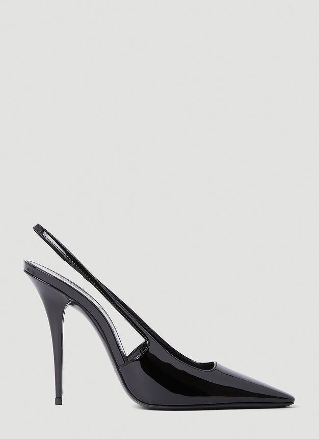 商品Yves Saint Laurent|Blade Slingback High Heels in Black,价格¥5890,第1张图片