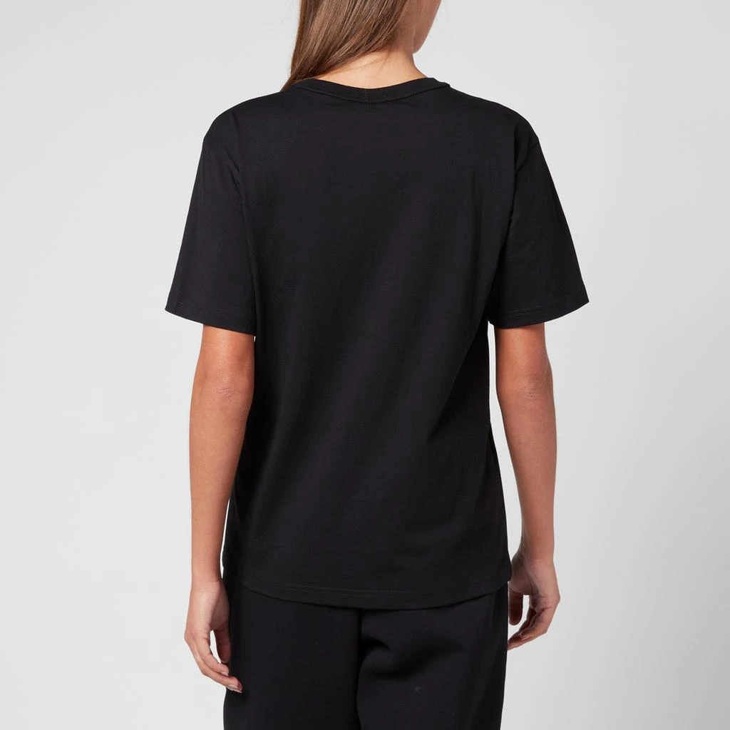 商品Alexander Wang|Alexanderwang.T Women's Foundation T-Shirt with Puff Logo & Bound Neck - Black,价格¥585,第2张图片详细描述
