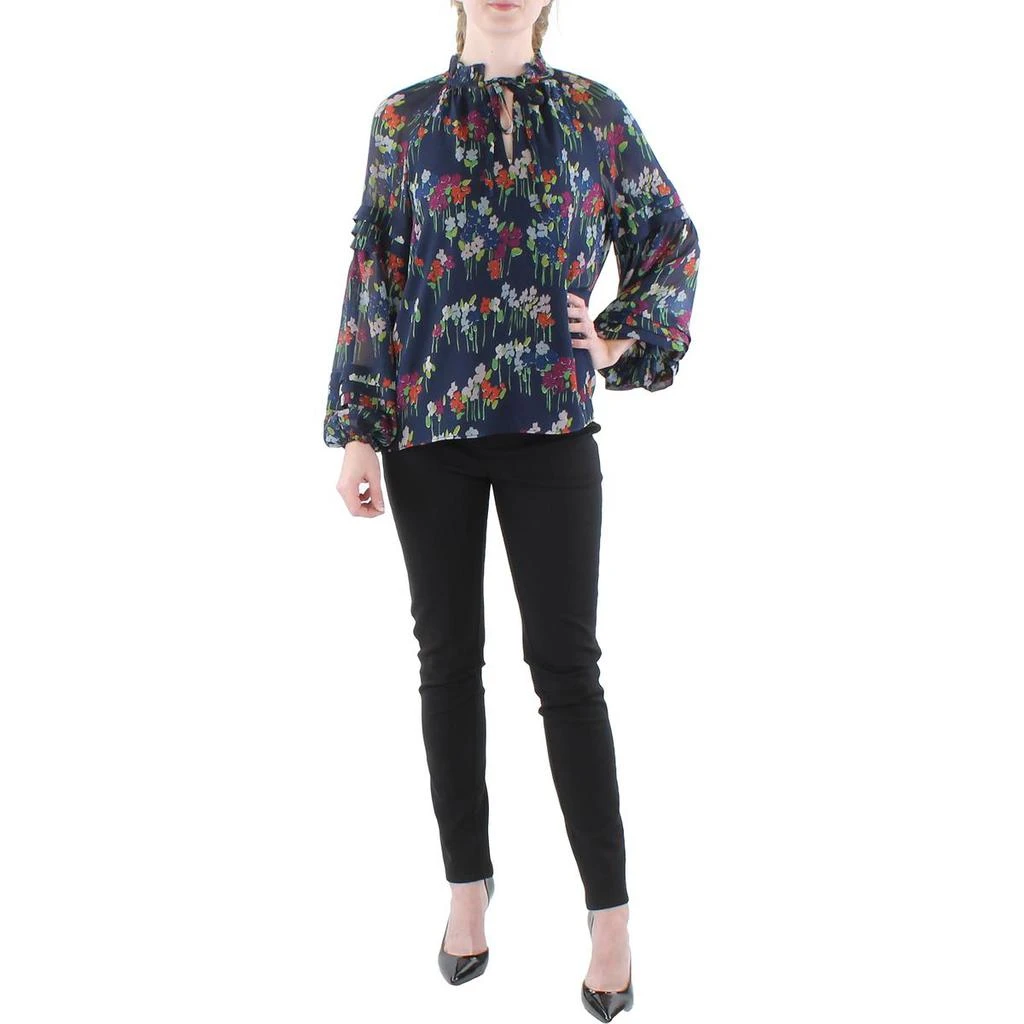 商品Ralph Lauren|Lauren Ralph Lauren Womens Chiffon Floral Blouse,价格¥101,第1张图片