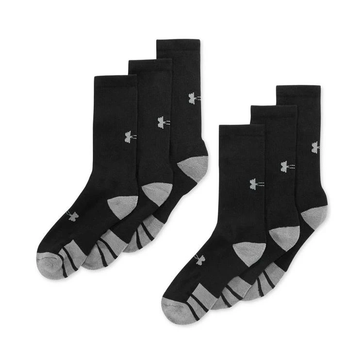 商品Under Armour|Men's Resistor II Crew Socks 6-Pack,价格¥168,第1张图片