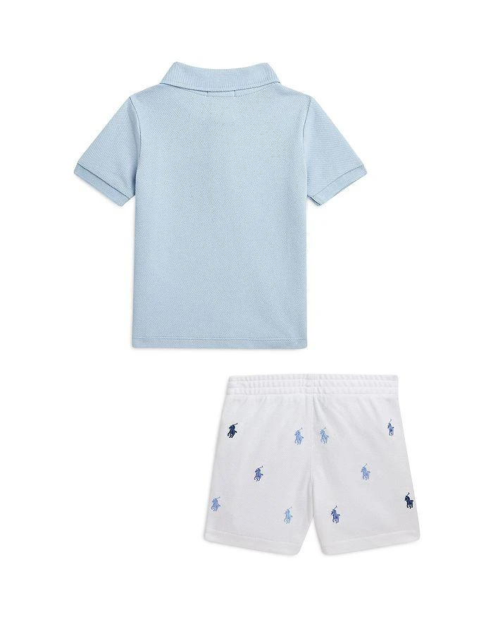 商品Ralph Lauren|Boys' Mesh Polo Shirt & Shorts Set - Baby,价格¥521,第2张图片详细描述