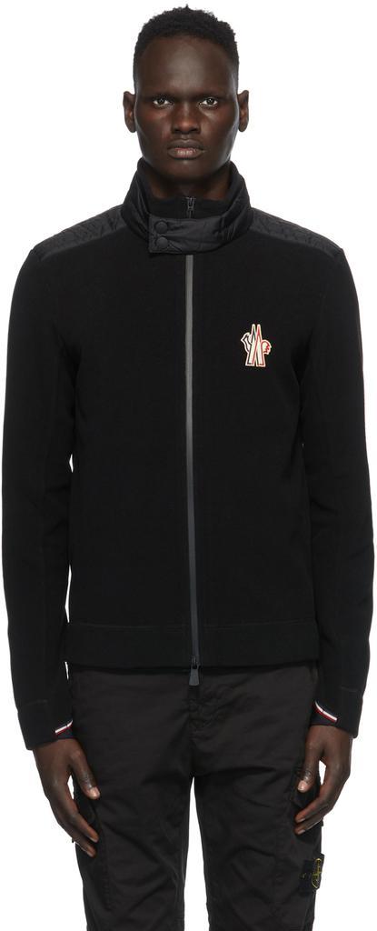 商品Moncler|Black Cardigan Jacket,价格¥4538,第1张图片