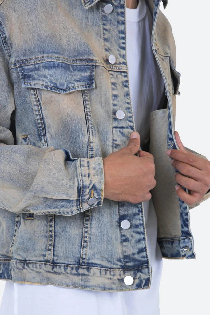 Detachable Hood Trucker Jacket - Blue 商品