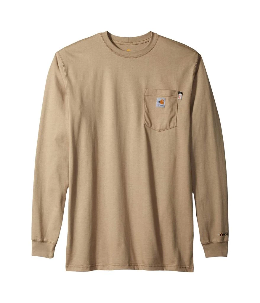 商品Carhartt|Big & Tall Flame-Resistant Force Cotton Long Sleeve T-Shirt,价格¥636,第1张图片