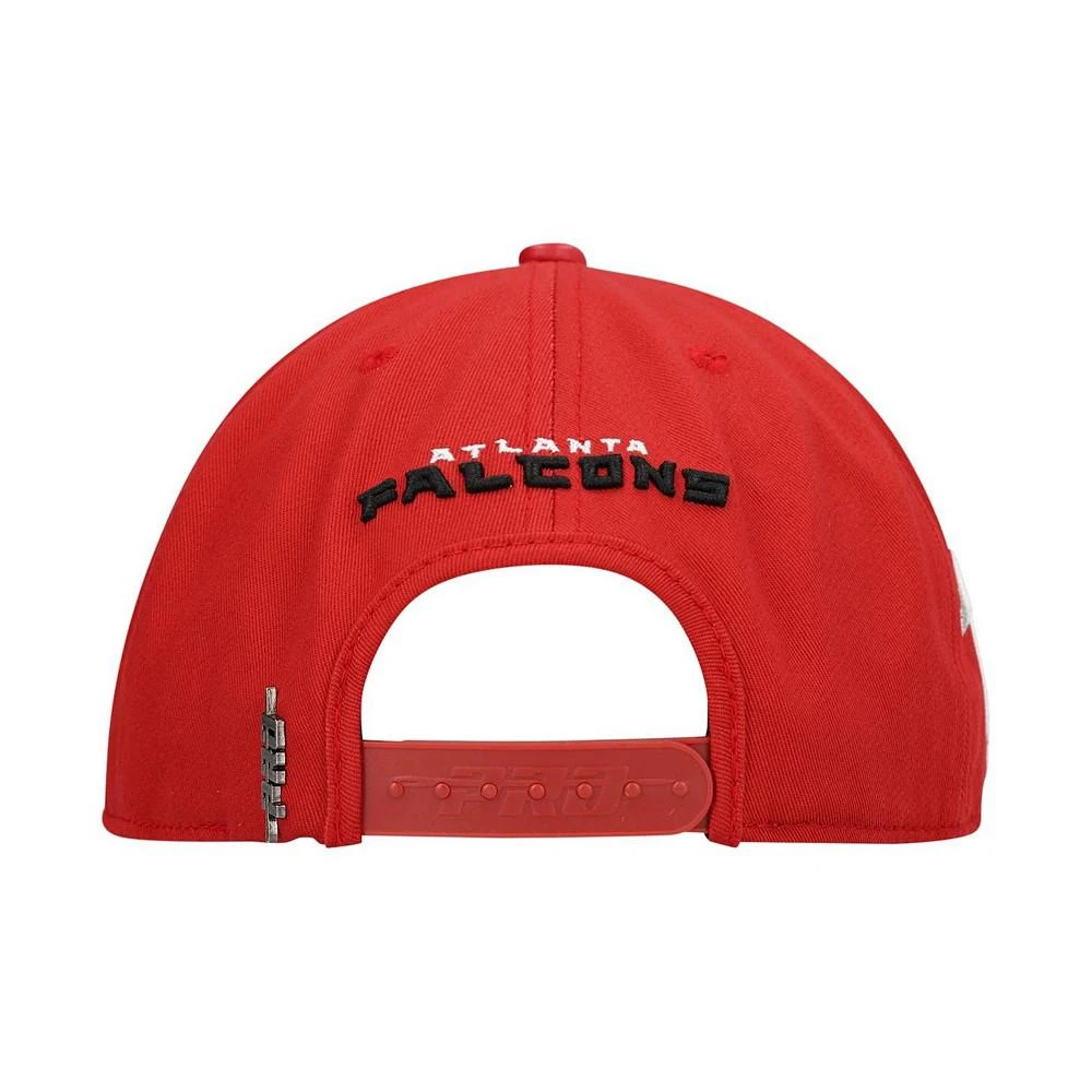 商品Pro Standard|Men's Red Atlanta Falcons Script Wordmark Snapback Hat,价格¥300,第5张图片详细描述