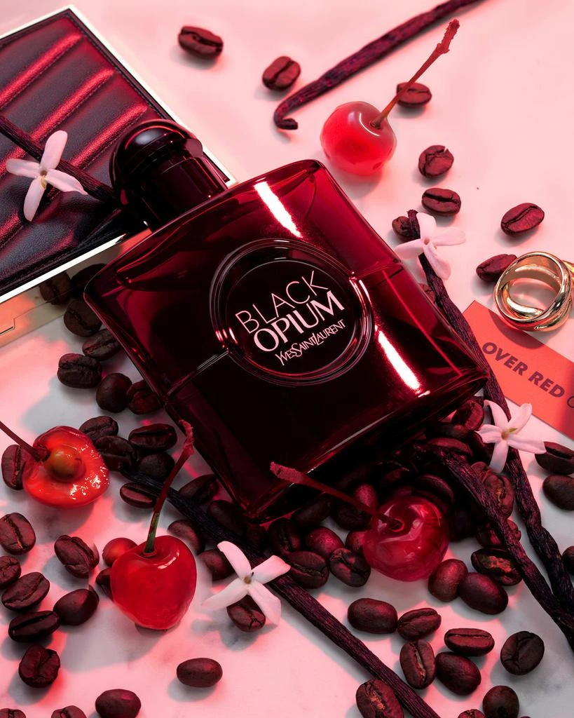商品Yves Saint Laurent|Black Opium Eau De Parfum Over Red, 3 oz.,价格¥1125,第5张图片详细描述