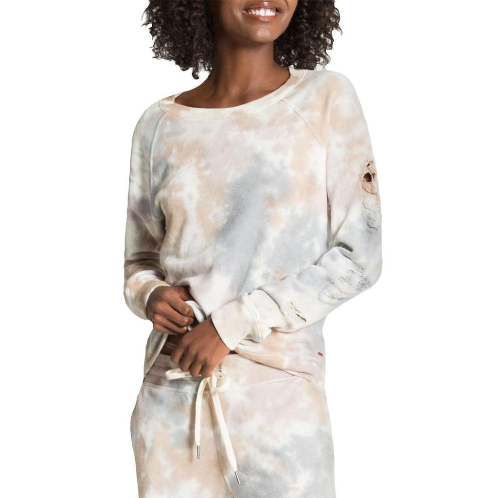商品n:philanthropy|n:PHILANTHROPY Blackbird Women's Distressed Tie Dye Print Pullover Sweatshirt,价格¥244,第1张图片