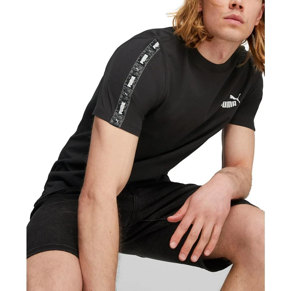 商品Puma|Men's Ess Camouflage Taped Logo Graphic T-Shirt,价格¥155,第1张图片