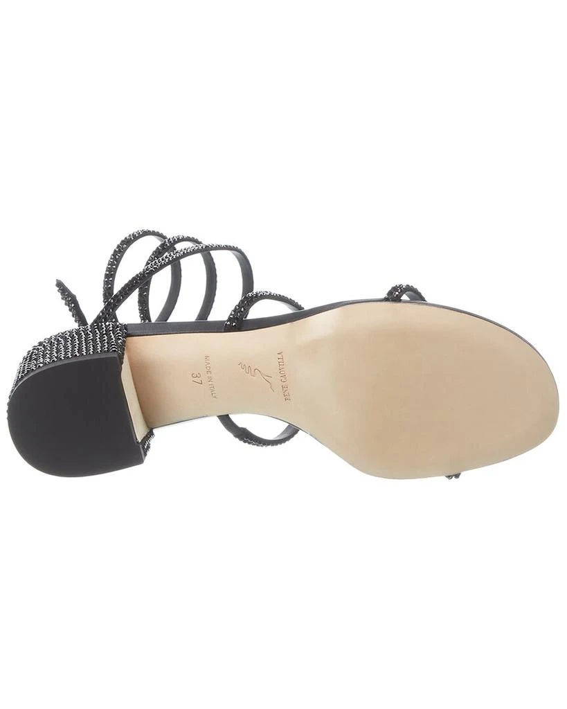 商品Rene Caovilla|René Caovilla Cleo 40 Satin & Leather Sandal,价格¥5514,第4张图片详细描述
