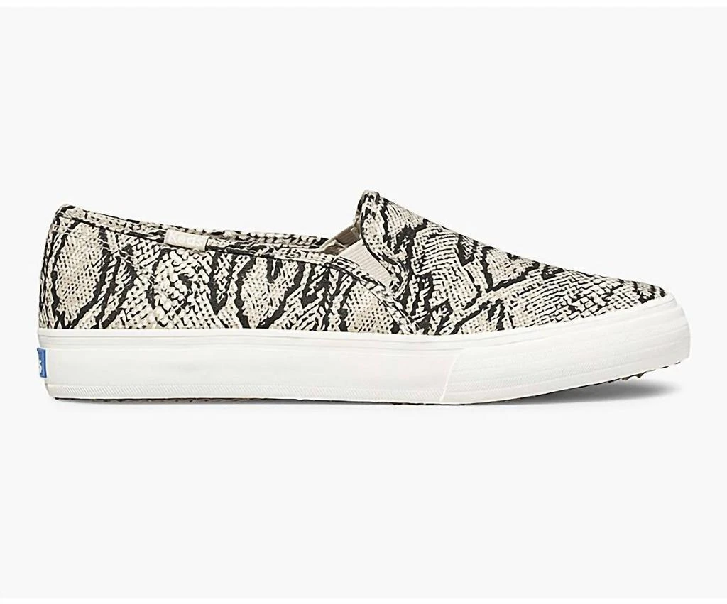 商品Keds|Double Decker Snake Sneaker In Cream/black,价格¥272,第2张图片详细描述