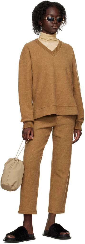 商品Max Mara|Brown Beira Lounge Pants,价格¥697,第4张图片详细描述