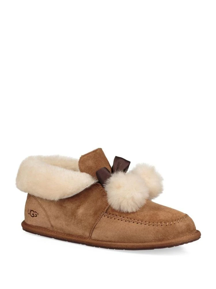 商品UGG|Kallen Sheepskin Pom-Pom & Suede Mocassins,价格¥360,第1张图片