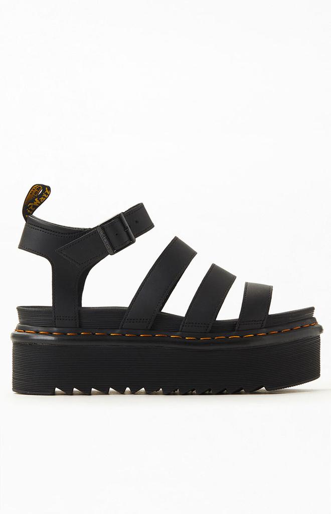 Women's Black Blaire Quad Platform Sandals商品第2张图片规格展示