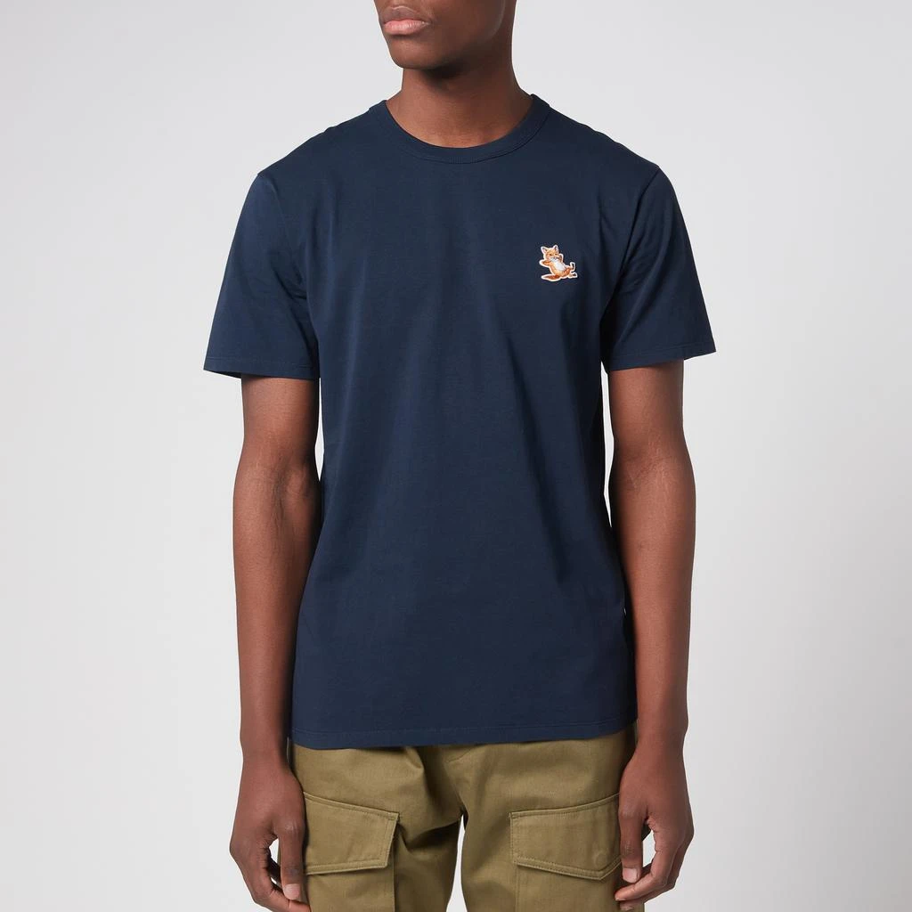 商品Maison Kitsune|Maison Kitsuné Chillax Fox Patch Classic T-Shirt - Navy,价格¥707,第1张图片