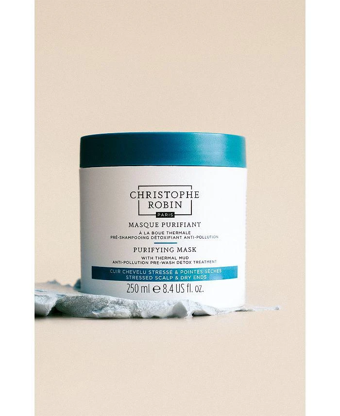 商品Christophe Robin|Purifying Pre Shampoo Mud Mask 8.4 oz.,价格¥361,第3张图片详细描述