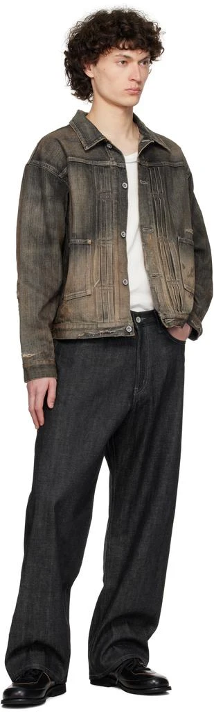 商品NEIGHBORHOOD|黑色 Rigid Denim DP Wide 牛仔裤,价格¥2367,第4张图片详细描述