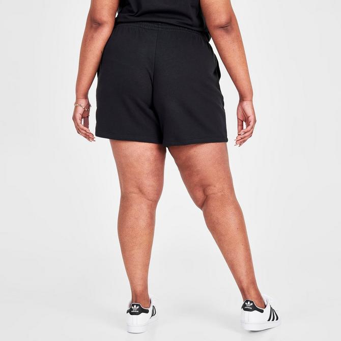 Women's adidas Essentials Slim Logo Shorts (Plus Size)商品第4张图片规格展示