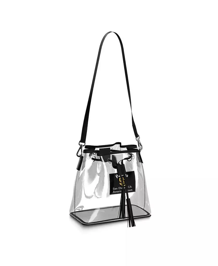 商品WEAR by Erin Andrews|San Diego Padres Clear Stadium Bucket Purse,价格¥372,第1张图片