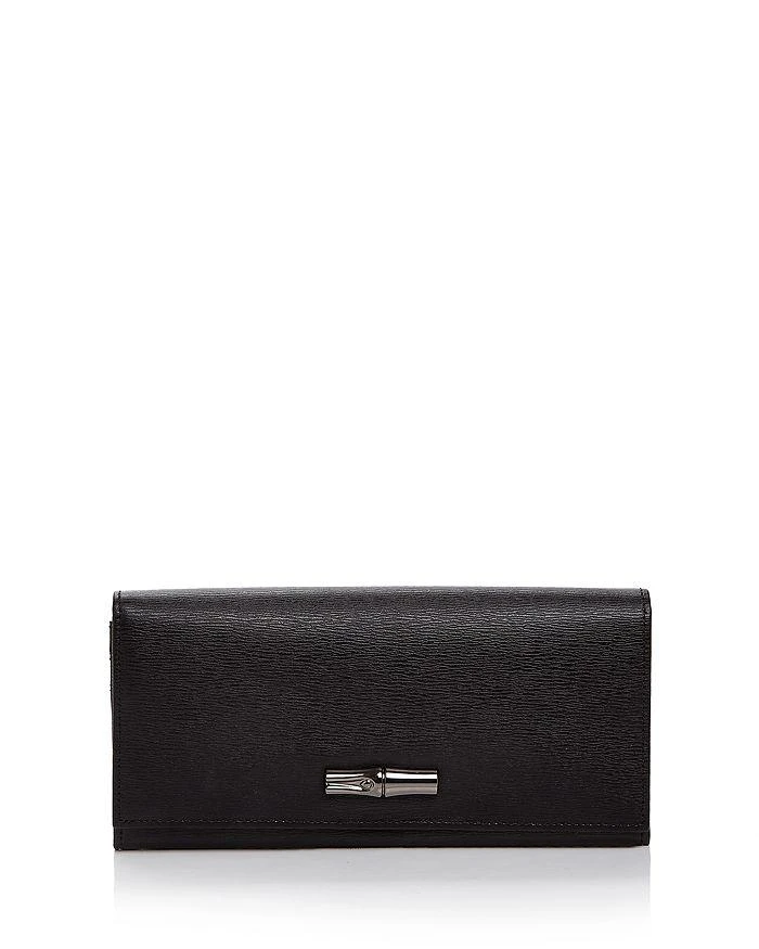 商品Longchamp|Roseau Leather Continental Wallet,价格¥1297,第1张图片