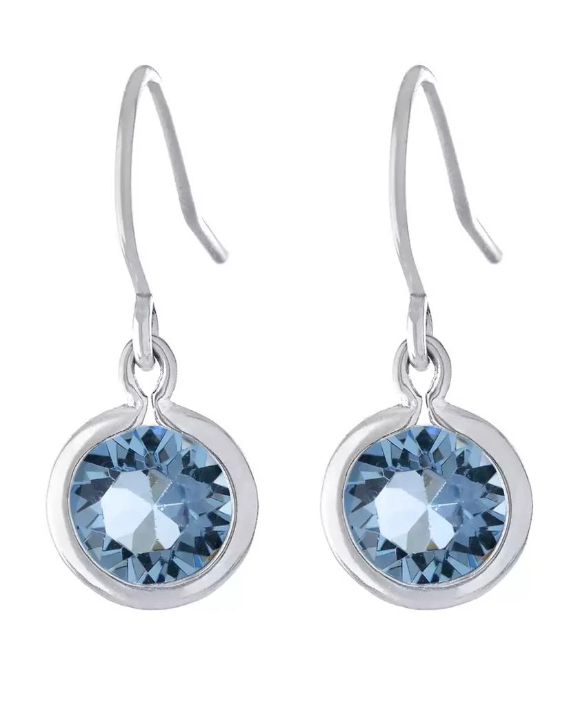 商品Giani Bernini|Fine Crystal 6mm Bezel Drop Earrings in Sterling Silver,价格¥294,第1张图片