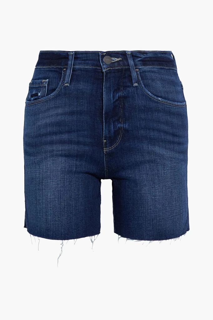 商品FRAME|Le Tour distressed denim shorts,价格¥223,第3张图片详细描述