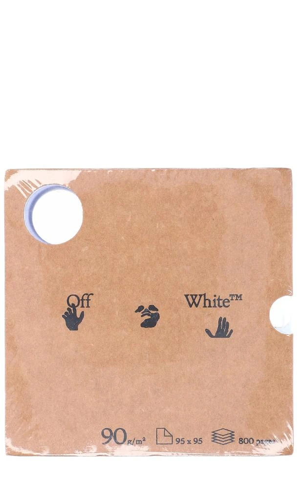 商品Off-White|Off-White Logo Printed Cube Notebook,价格¥972,第3张图片详细描述