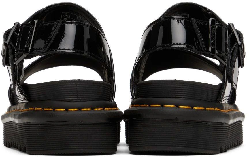 商品Dr. Martens|Black Patent Leather Voss Sandals,价格¥344,第2张图片详细描述