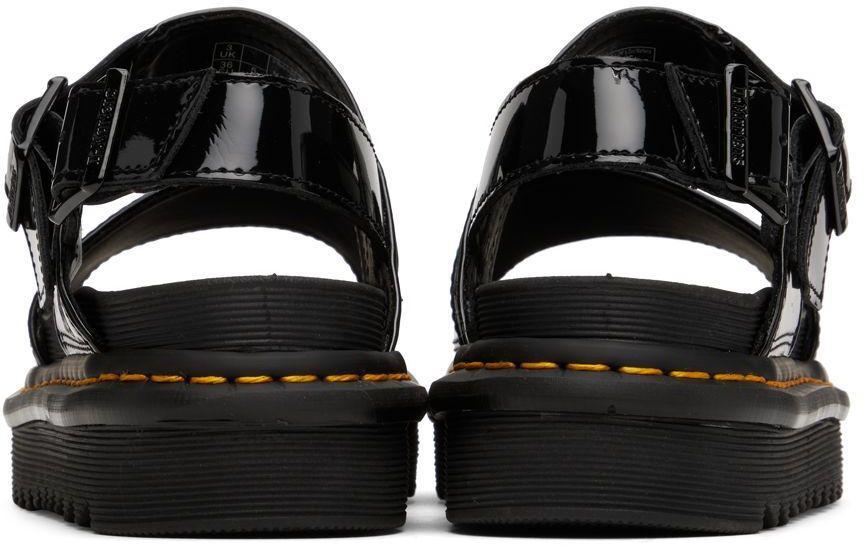 商品Dr. Martens|Black Patent Leather Voss Sandals,价格¥786,第4张图片详细描述
