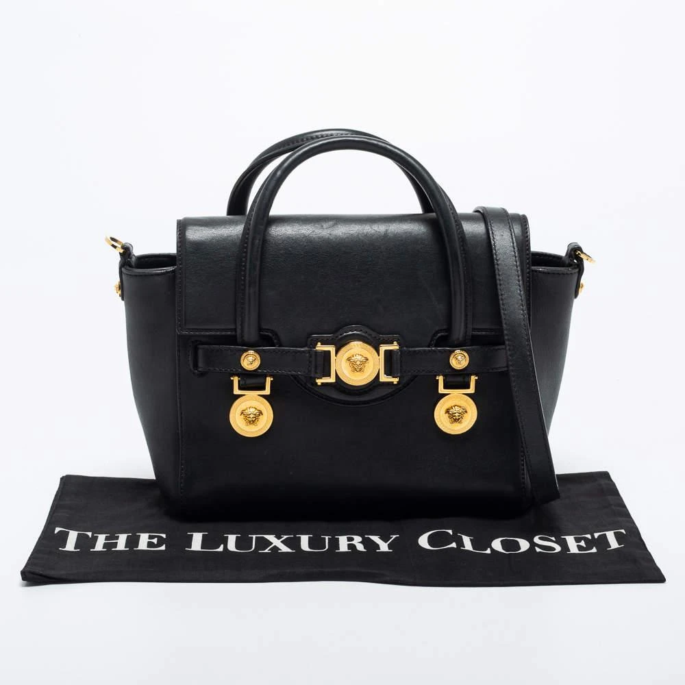 Versace Black Leather Medusa Medallion Tote 商品