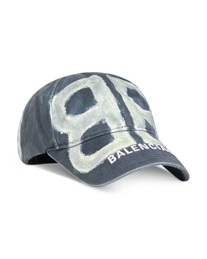 商品Balenciaga|Sprayed BB Logo Baseball Cap,价格¥3718,第1张图片详细描述