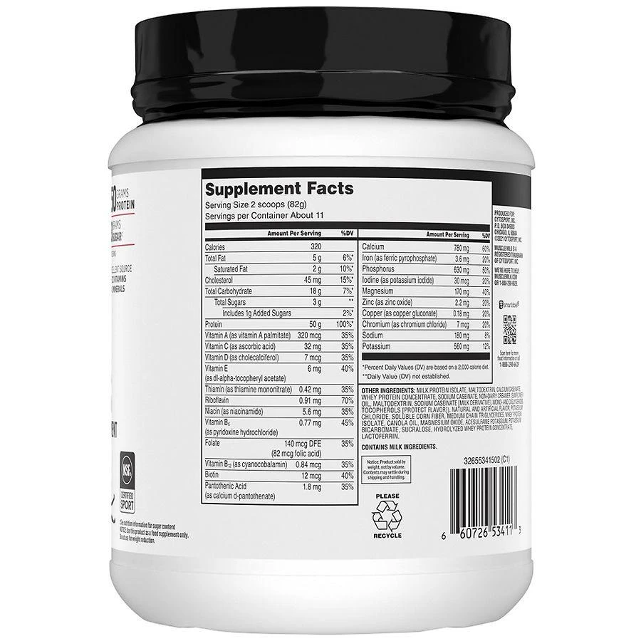 商品Muscle Milk|Pro Series Protein Powder Vanilla,价格¥298,第2张图片详细描述