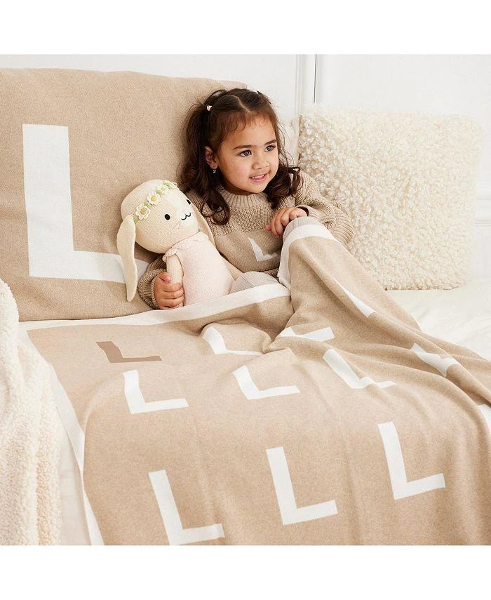 商品Namelyco|Unisex Light Camel Multi Letter Blanket - Baby, Little Kid,价格¥609,第4张图片详细描述