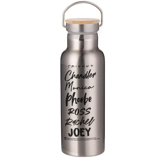 商品Original Hero|Friends Names Portable Insulated Water Bottle - Steel,价格¥195,第1张图片