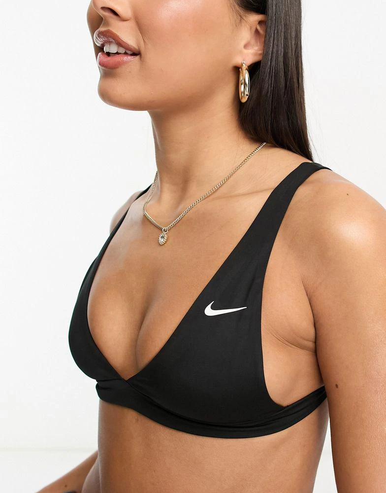 商品NIKE|Nike Swimming Essentials bralette bikini top in black,价格¥236,第2张图片详细描述