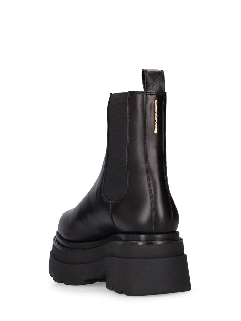 商品Alexander Wang|75mm Carter Platform Leather Ankle Boots,价格¥3447,第3张图片详细描述