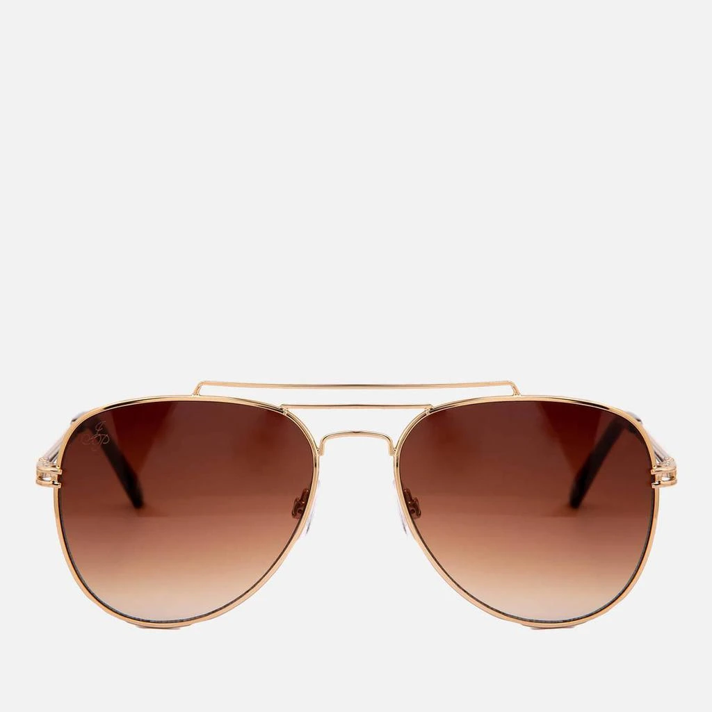 商品The Hut|Jeepers Peepers Aviator Style Sunglasses - Gold,价格¥154,第1张图片