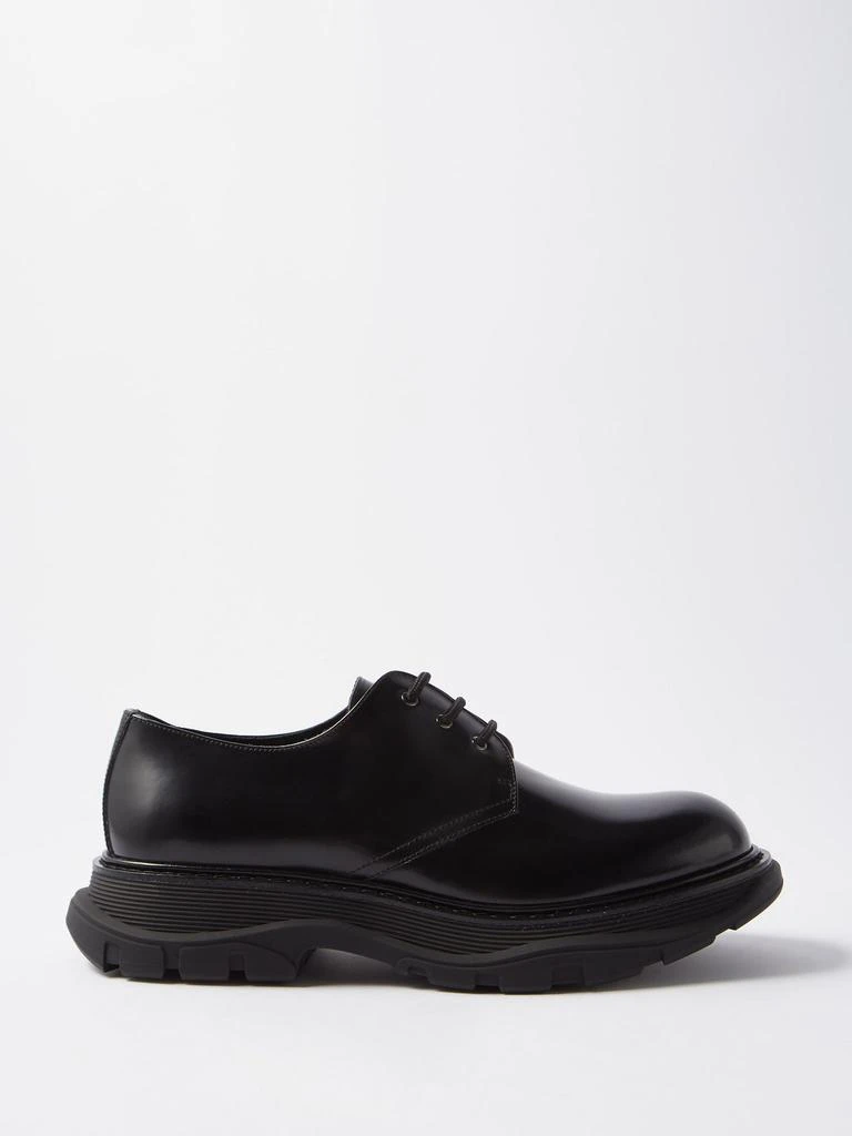 商品Alexander McQueen|Leather derby shoes,价格¥6230,第1张图片