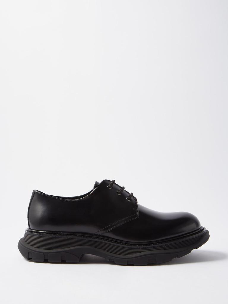 商品Alexander McQueen|Leather derby shoes,价格¥5206,第1张图片