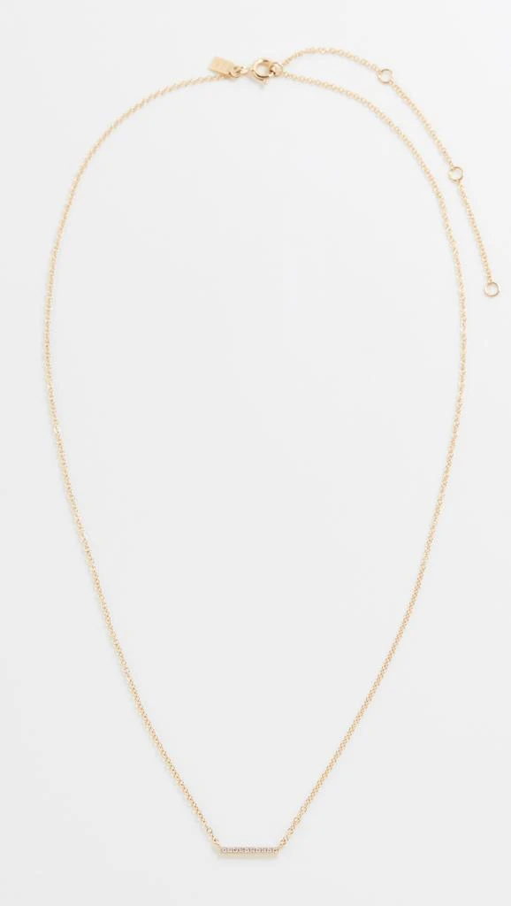 商品Effy|14K 金钻石迷你条扣项链,价格¥3401,第4张图片详细描述