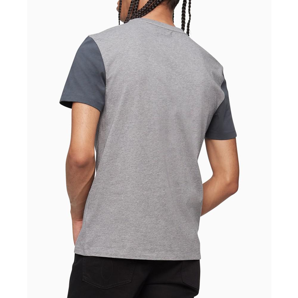 Men's Colorblocked Pocket T-Shirt商品第2张图片规格展示