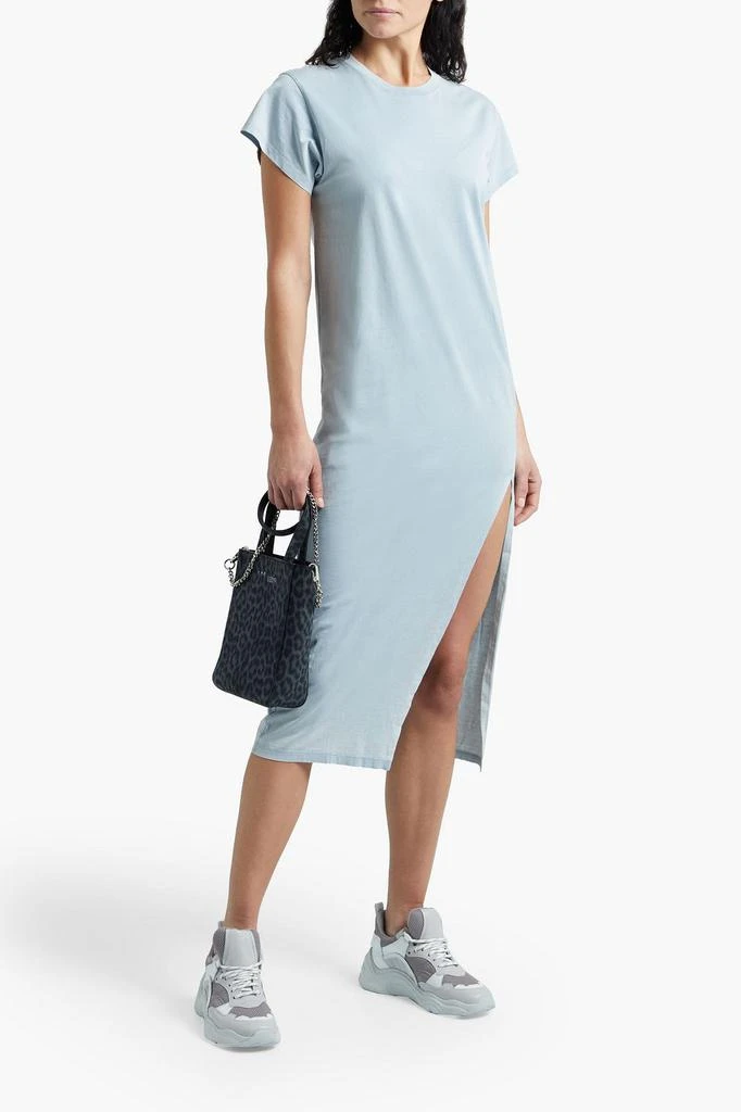 商品IRO|Elisha split-front cotton-jersey midi dress,价格¥349,第4张图片详细描述