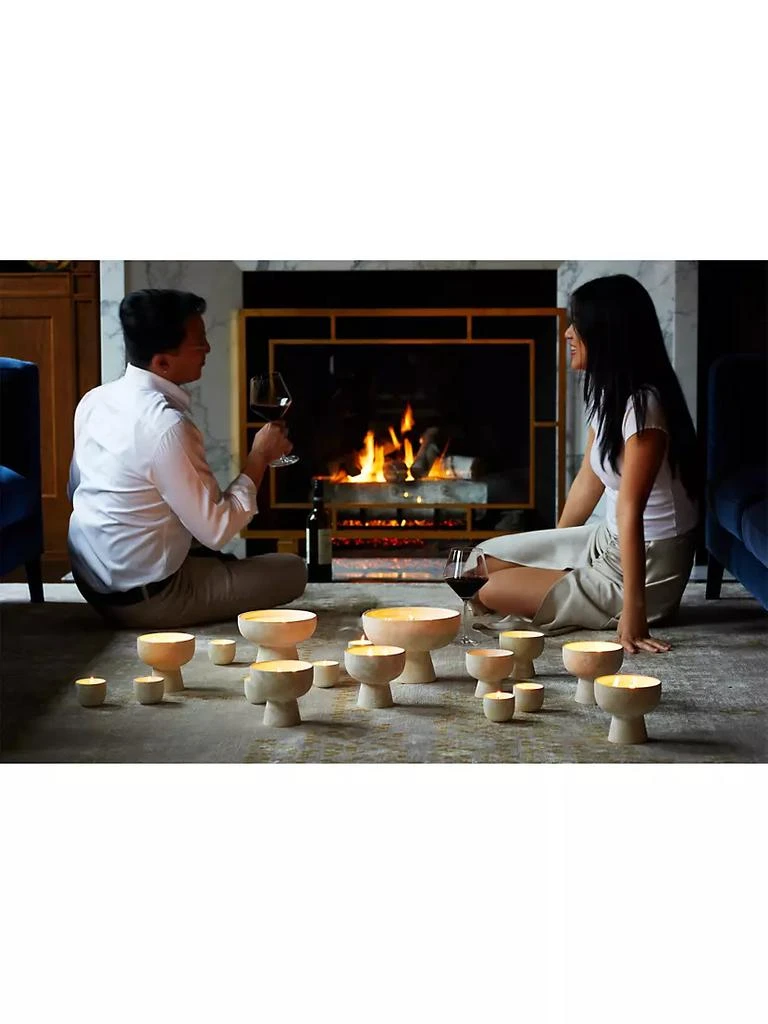 商品Blueme|Romance Oakmoss & Sandalwood Medium Ceramic Candle,价格¥483,第4张图片详细描述